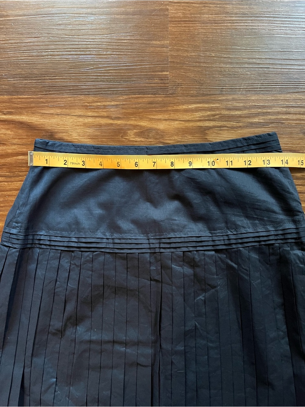 NWOT J.Crew Drop-Waist Cotton Skirt and Sharp Accordion Pleats Size 0 - Picture 9 of 10